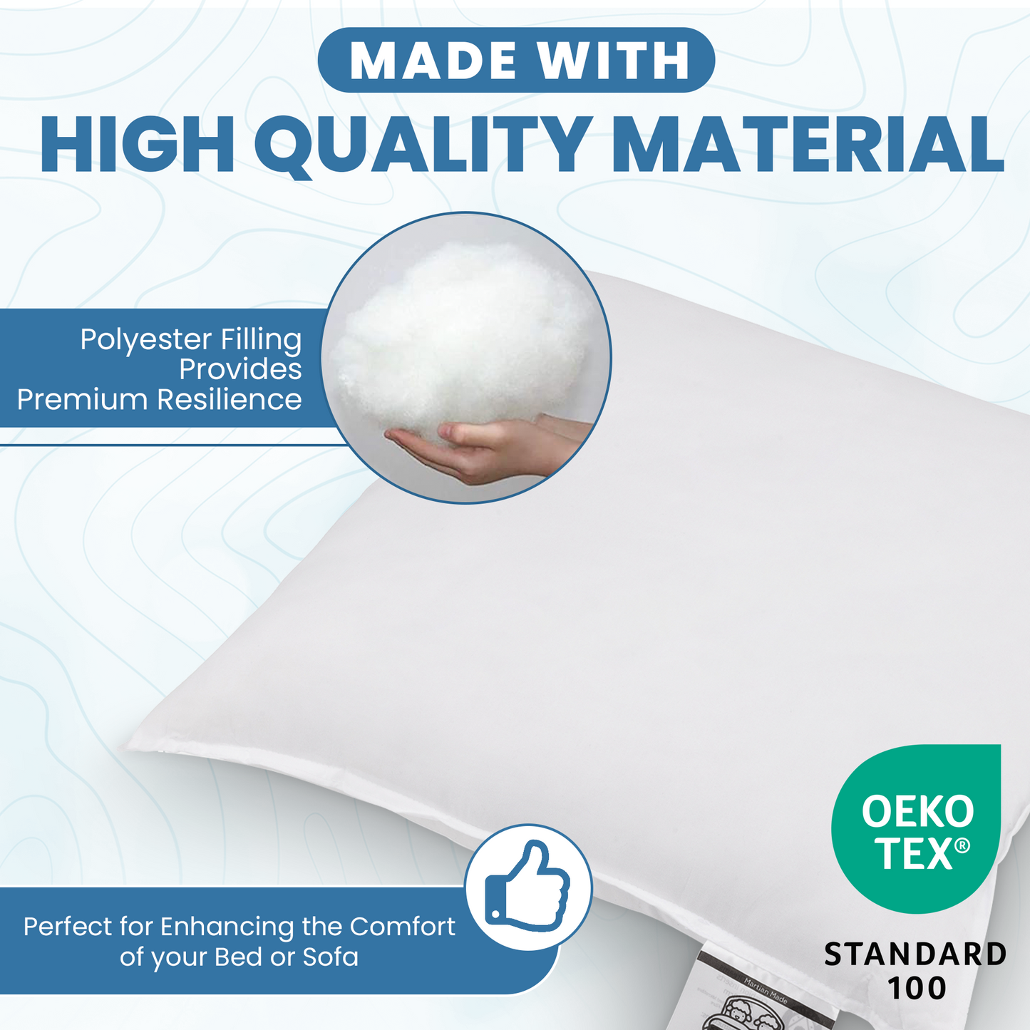 Premium Cushion Inserts - 2 Pack