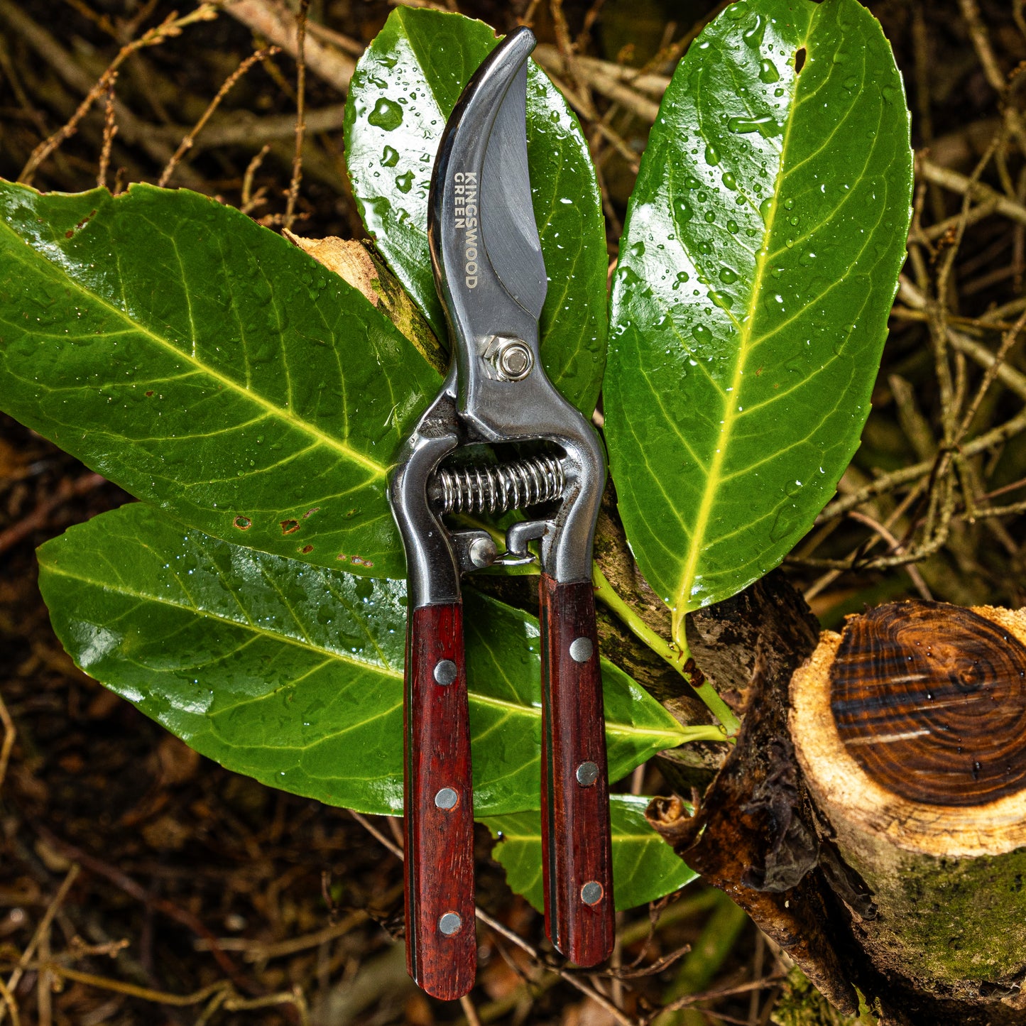 Kingswood Green Traditional Bypass Secateurs