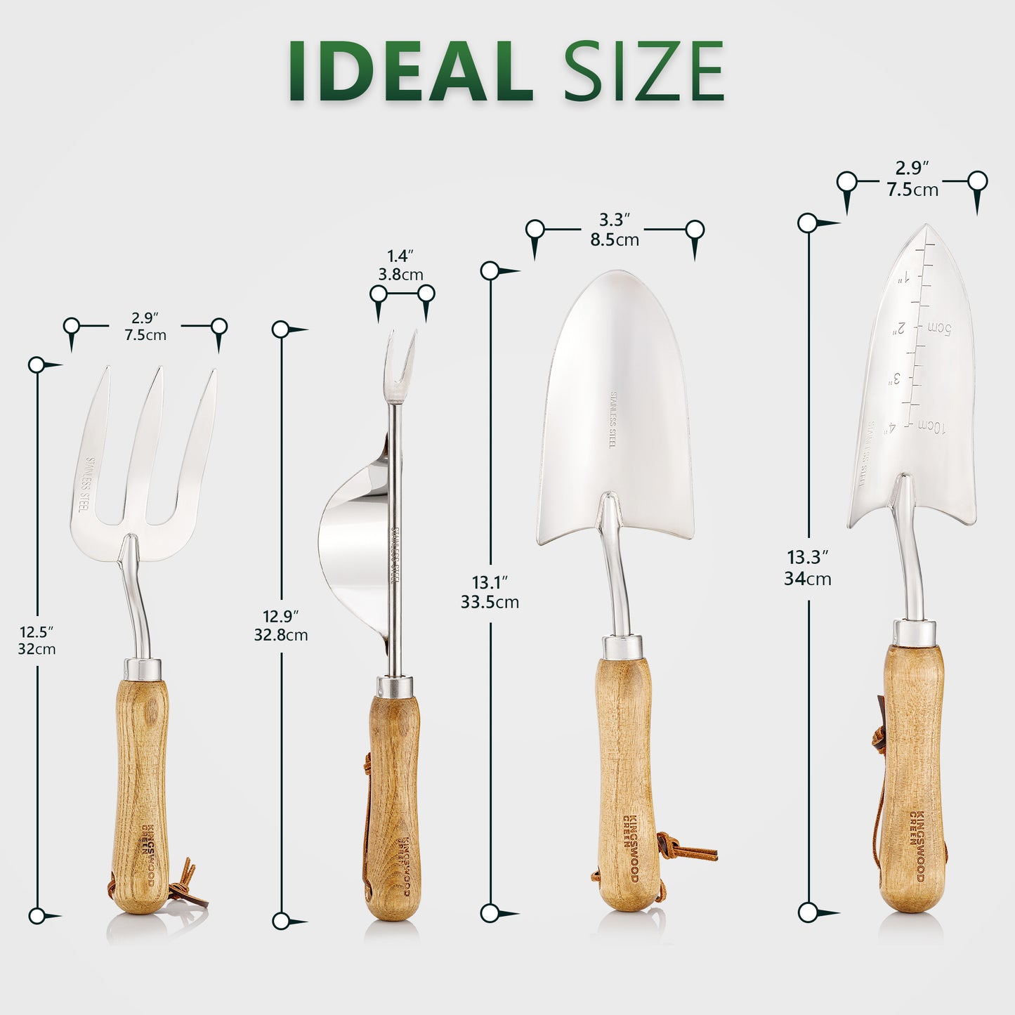 Kingswood Green 4 Pieces Garden Tool Set