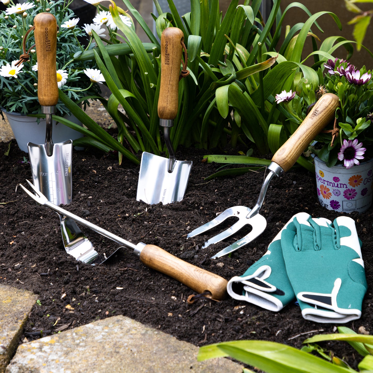Kingswood Green 4 Pieces Garden Tool Set