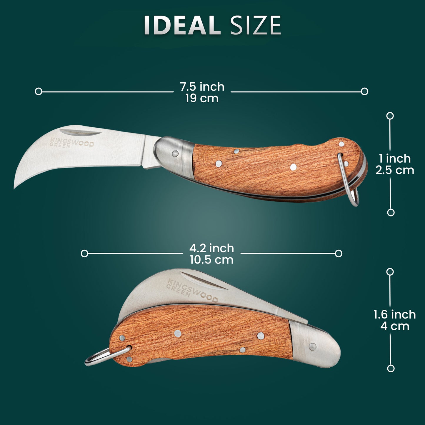 Kingswood Green Traditional Grafting Knife