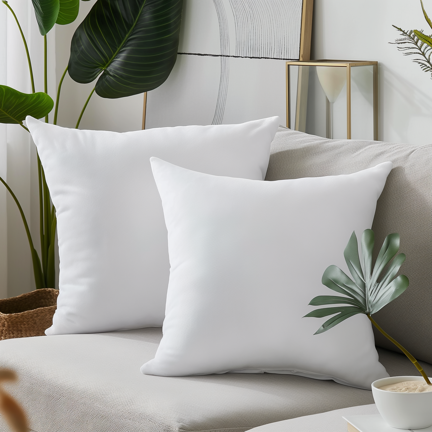 Premium Cushion Inserts - 2 Pack