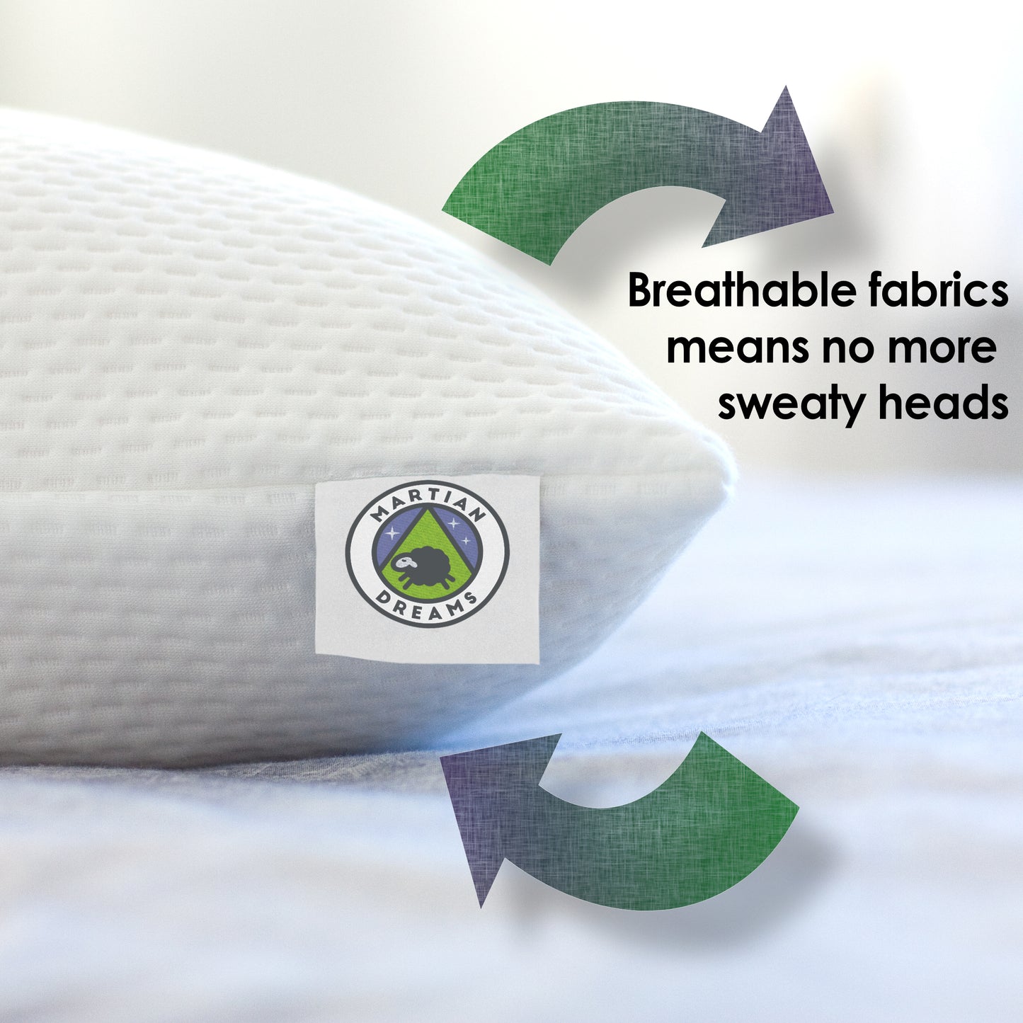 Martian Dreams Shredded Memory Foam Pillow