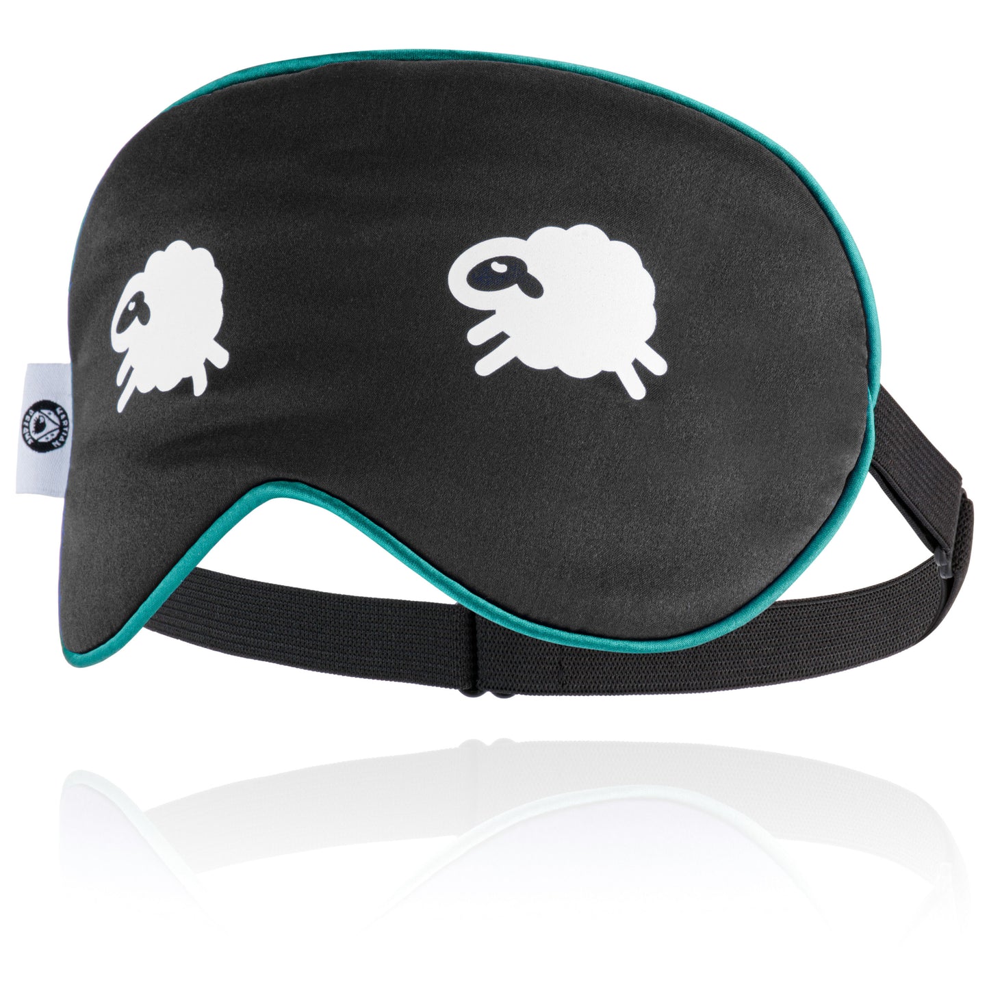 Silk Sleep Eye Mask “Counting Sheep” by Martian Dreams
