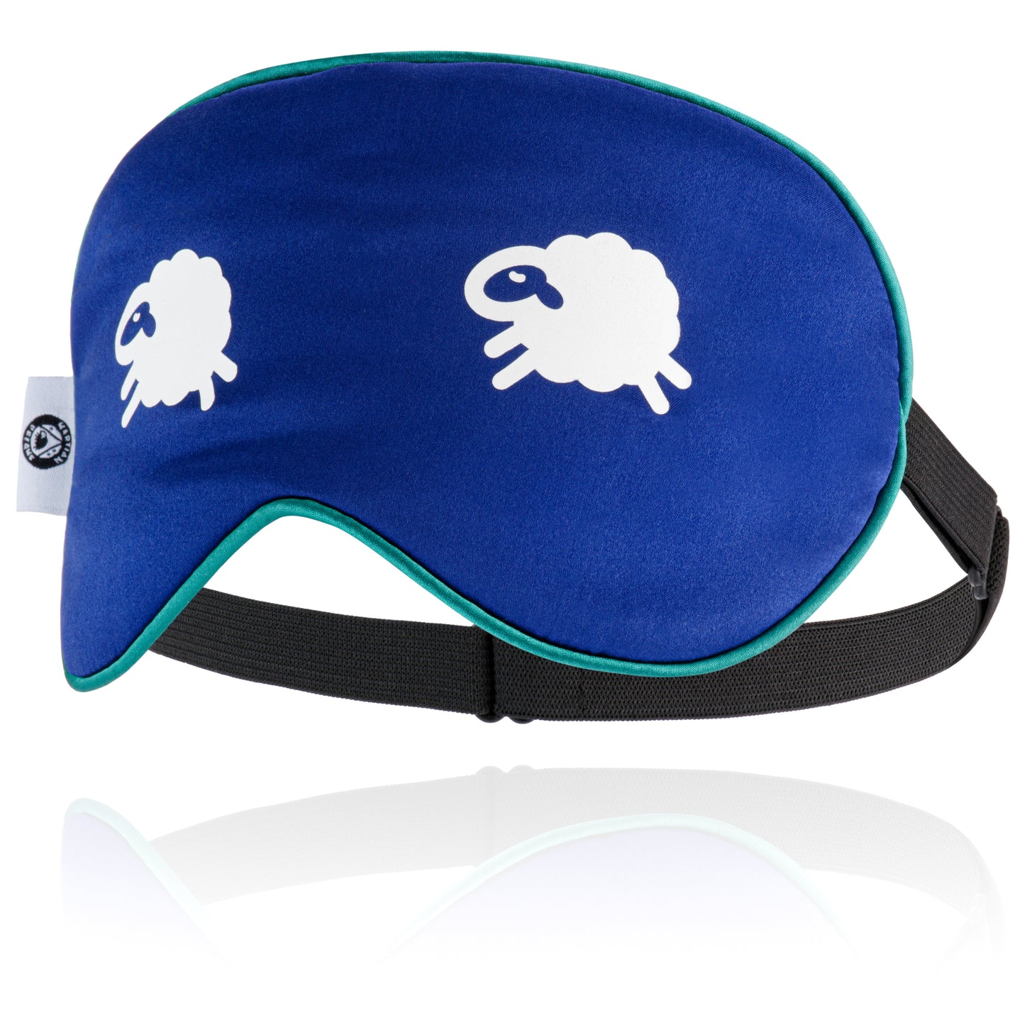 Silk Sleep Eye Mask “Counting Sheep” by Martian Dreams